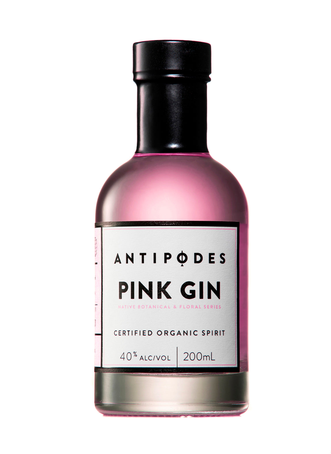 Antipodes Pink Gin 200ml bottle, Australia