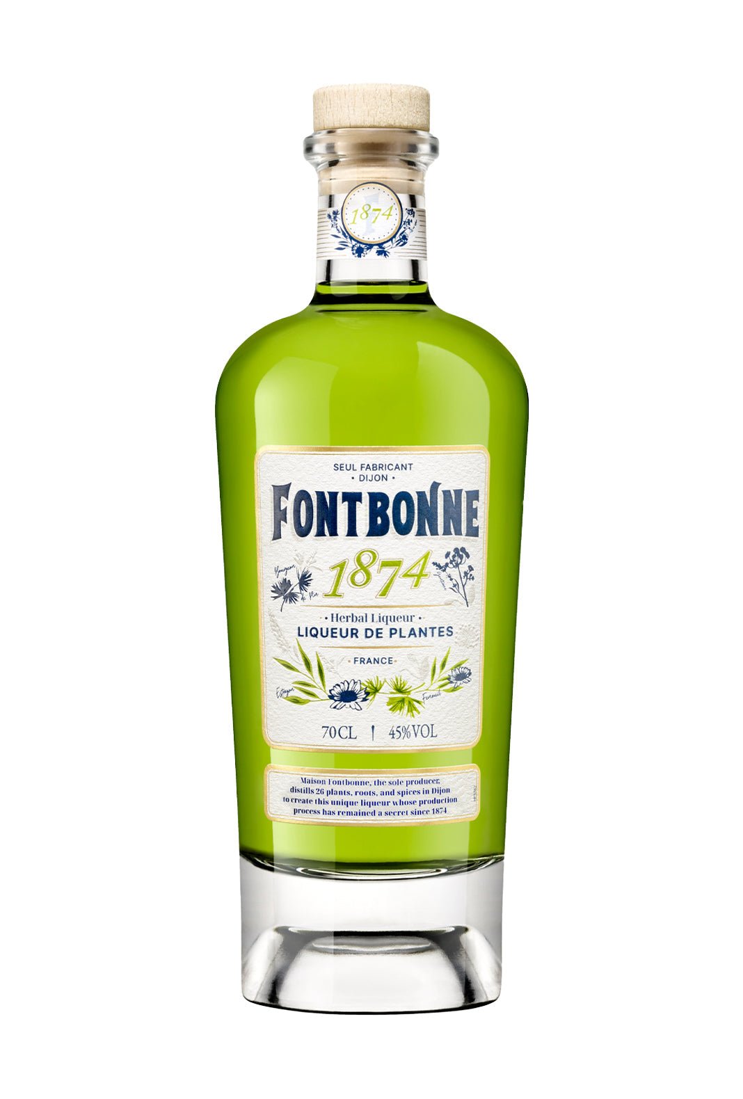 Gabriel Boudier Fontbonne Liqueur De Plante 45%700ml - Liqueurs - Liquor Wine Cave