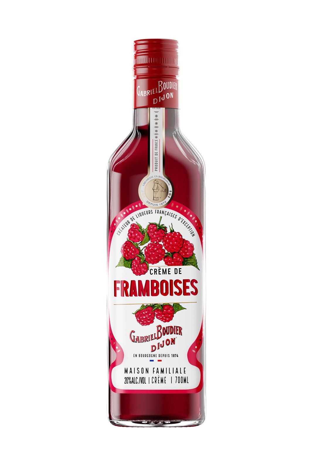 Gabriel Boudier Creme De Framboise (Raspberry) Liqueur 20% 700ml - Liqueurs - Liquor Wine Cave