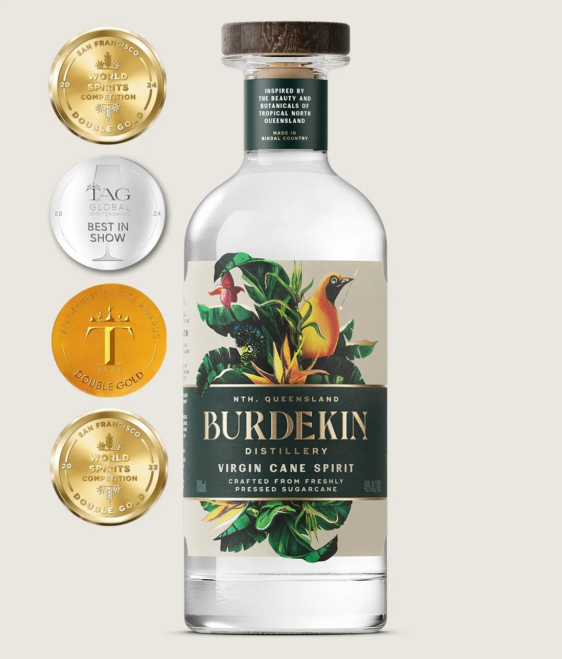 Burdekin Virgin Cane Spirit 40% 700ml - Rum - Liquor Wine Cave