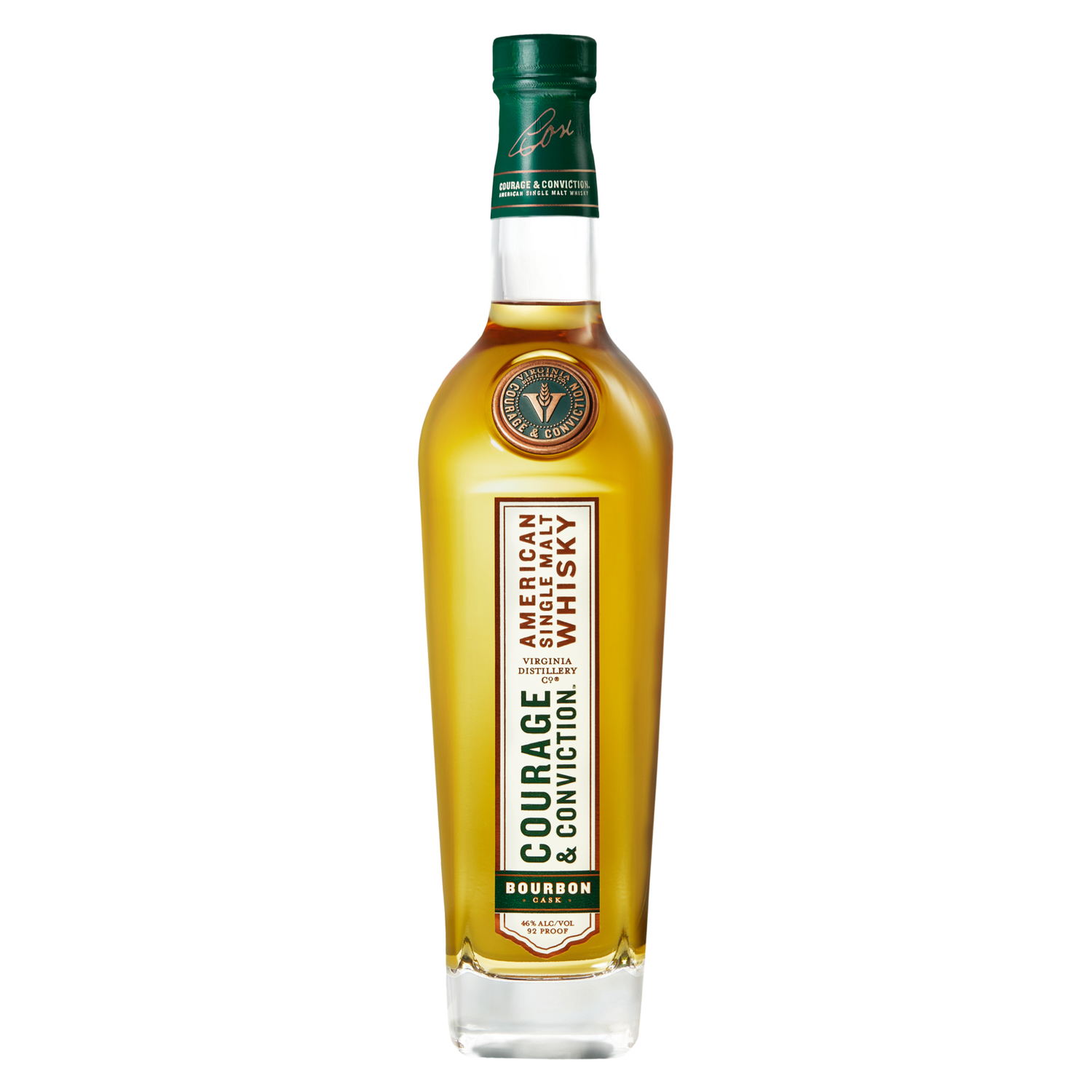 Courage & Conviction Single Malt Whiskey Bourbon Cask
