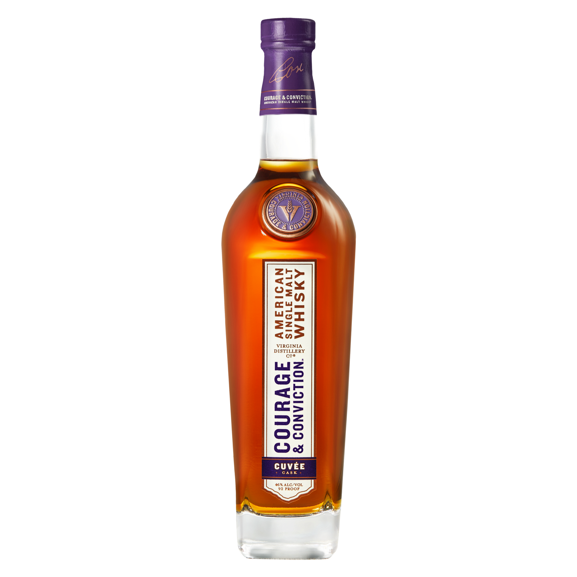 Courage & Conviction Single Malt Whiskey Cuvee Cask - American Whiskey - Liquor Wine Cave