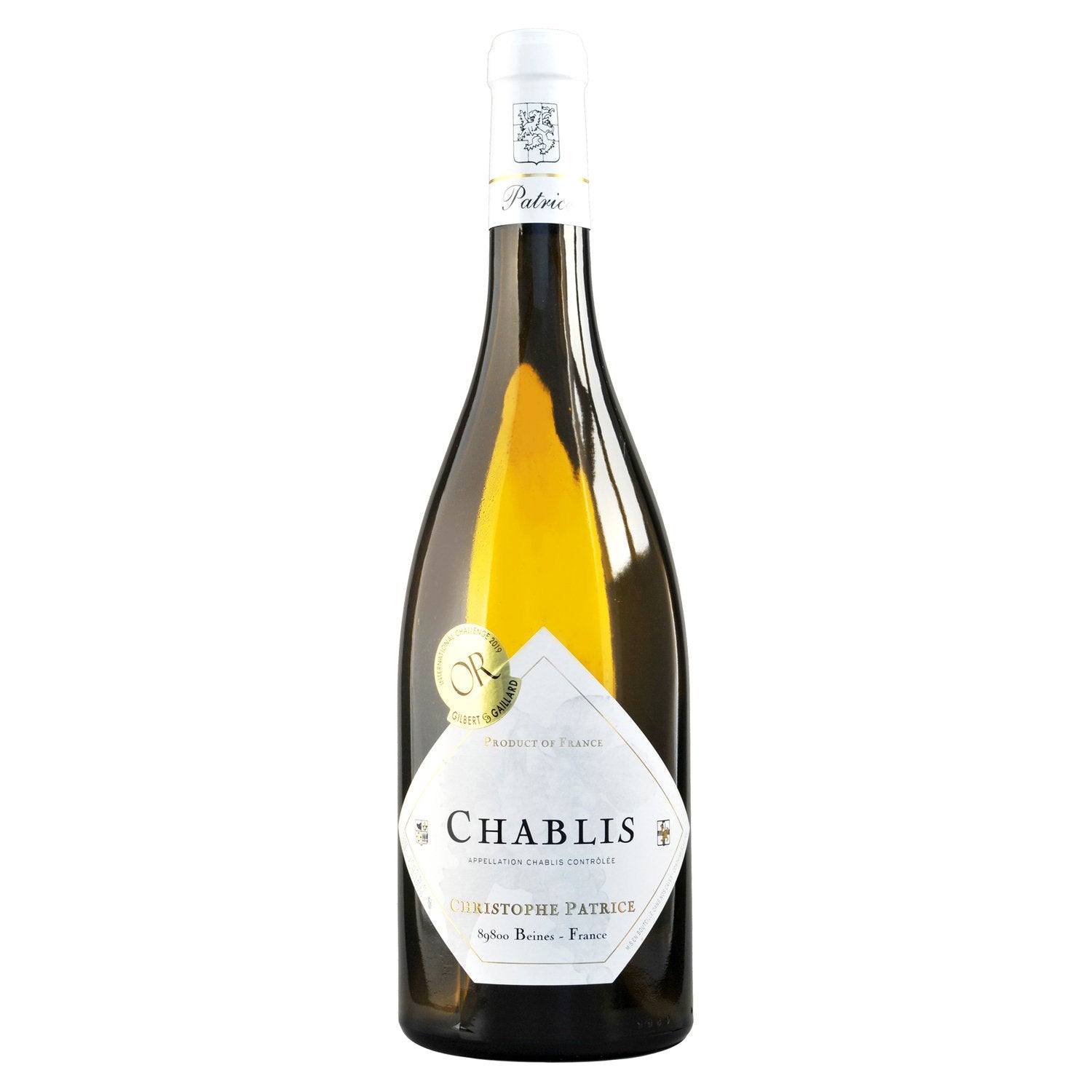Christophe Patrice Chablis AC 2025 - Wine France White - Liquor Wine Cave