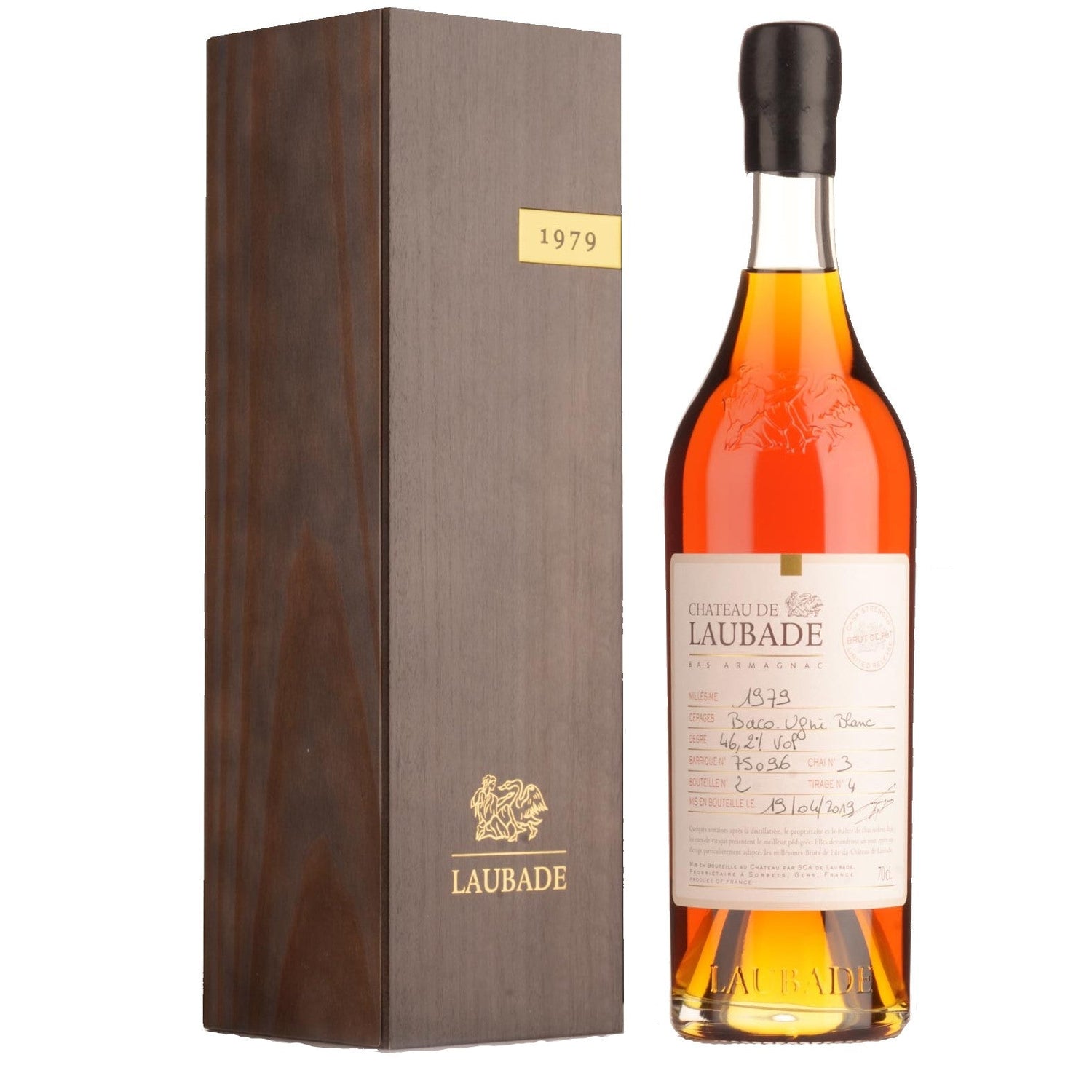 Chateau de Laubade Vintage 1994 Cask Strength Bas Armagnac 51.2% 700ML - Armagnac - Liquor Wine Cave