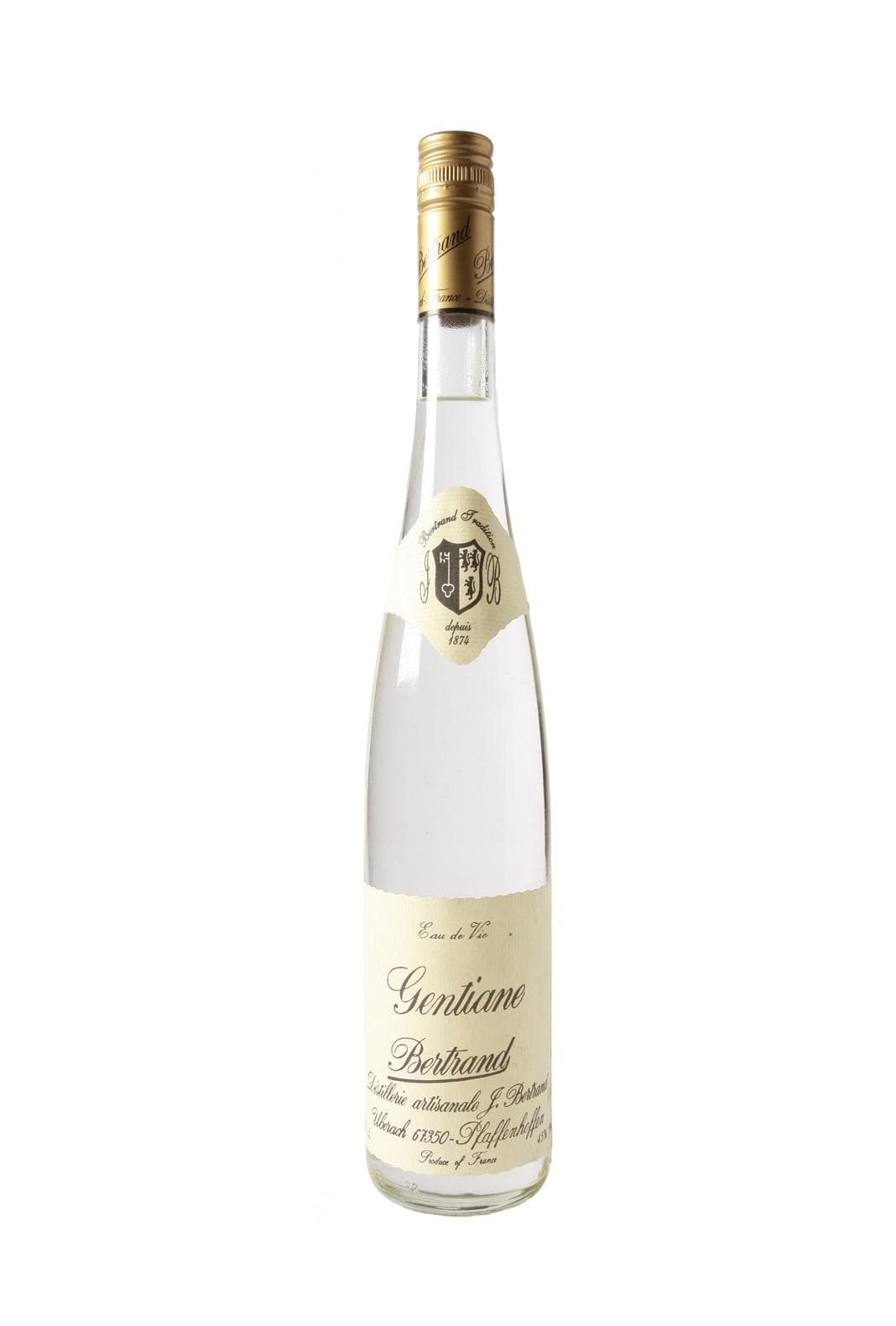Bertrand Eau de Vie de Gentiane (Gentian) 45% 700ml