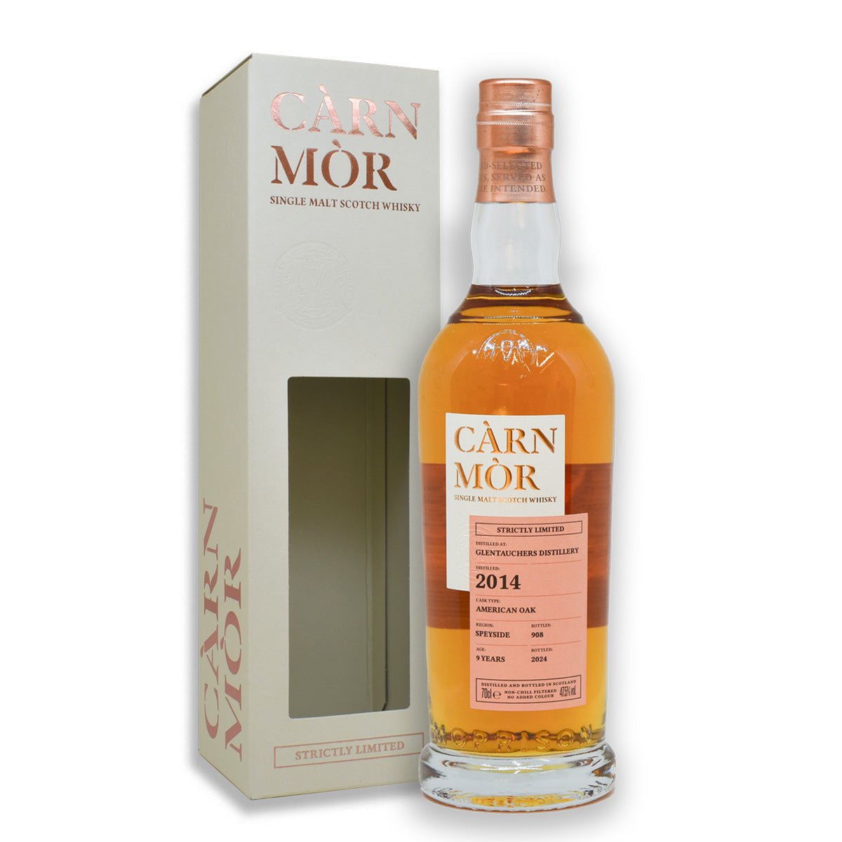 Glentauchers 9 Year Old 2014 (American Oak) Carn Mor Strictly Limited Scotch Whisky 700ml - Scotch Whisky - Liquor Wine Cave