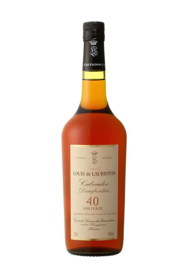 Comte Louis de Lauriston Calvados Domfrontais 40 years 42% 700ml | Brandy | Shop online at Liquor Wine Cave