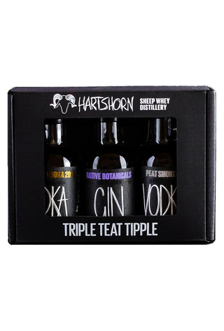 Hartshorn Trio Original vodka, Gin, Peated vodka 50ml