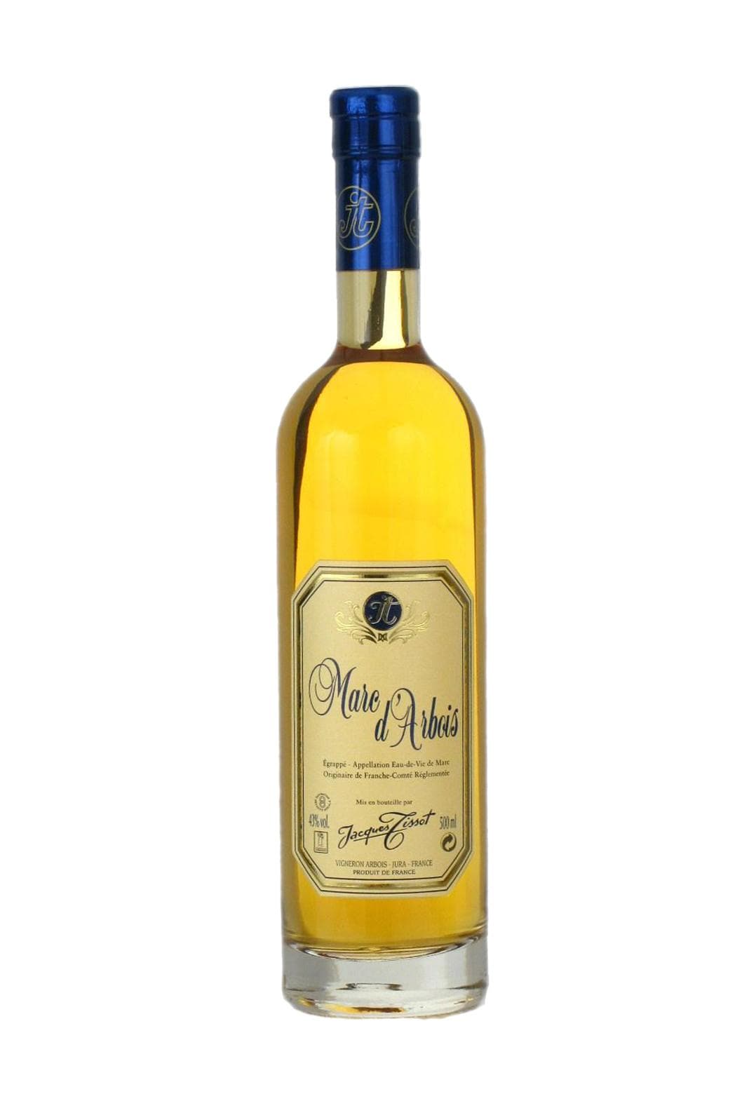 Jacques Tissot Vieux Marc d'Arbois (Red grape varietals) 43% 500ml