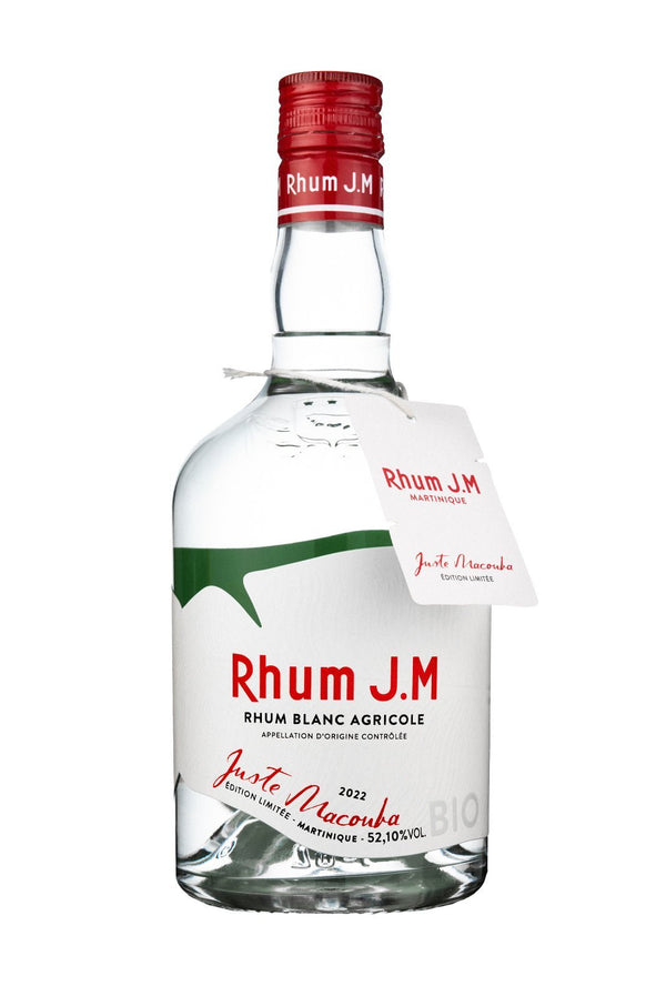 JM Rhum Juste Bio Macouba White 52.1% 700ml - Rum - Liquor Wine Cave