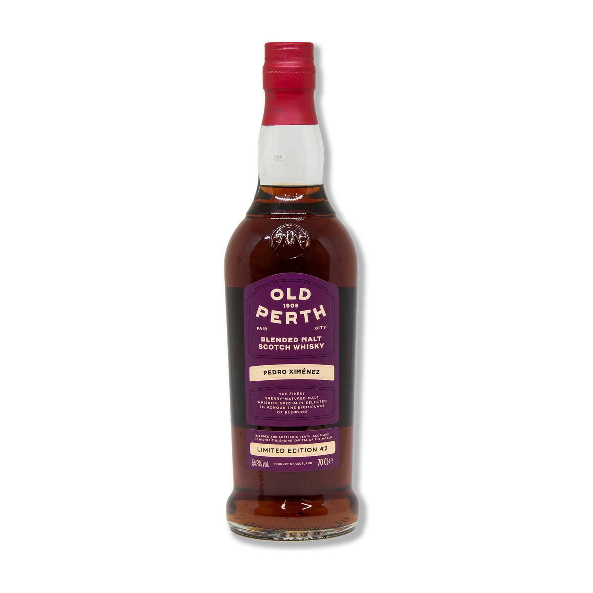 Old Perth Pedro Ximenez Limited Edition #2 Blended Malt Scotch Whisky 700ml bottle