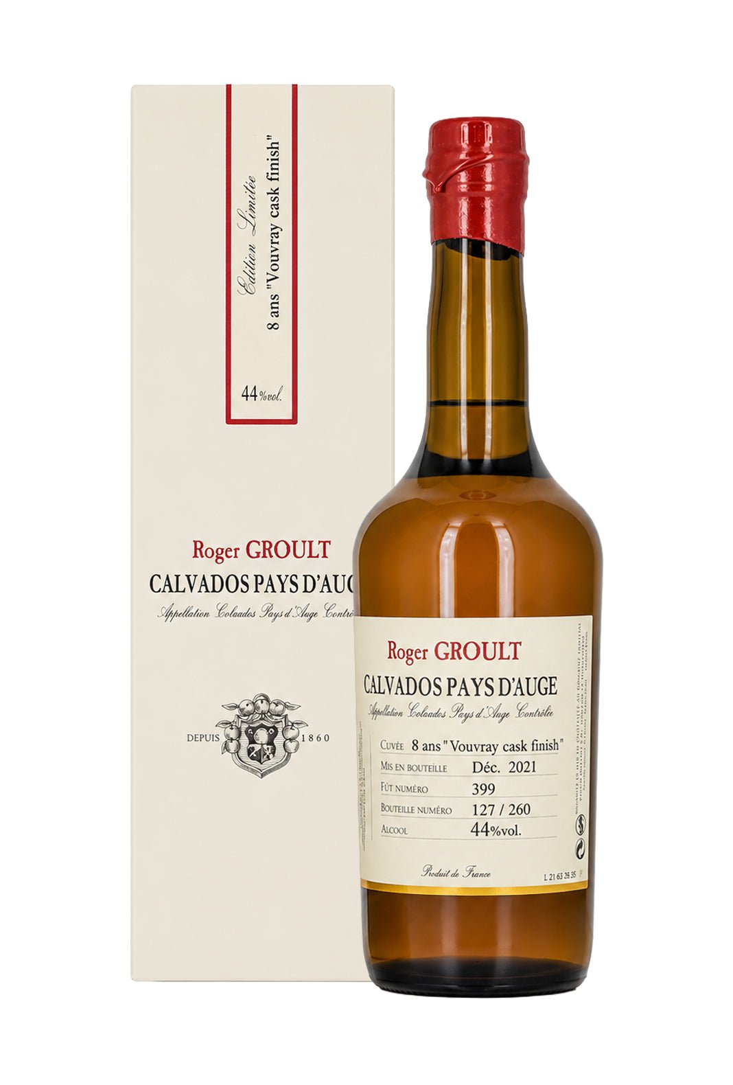 Roger Groult Calvados Vouvray Pays d'Auge 44% 500ml