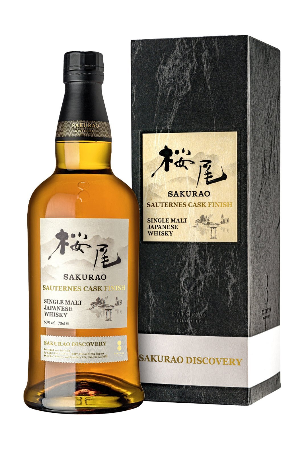 Sakurao Single Malt Japanese Whisky Sauternes Cask 50% 700ml - Whisky - Liquor Wine Cave