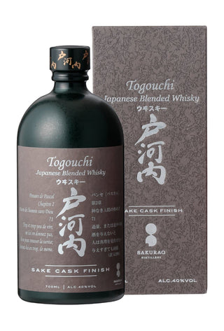 Togouchi Sake Cask Finish Japanese Whisky 40% 700ml