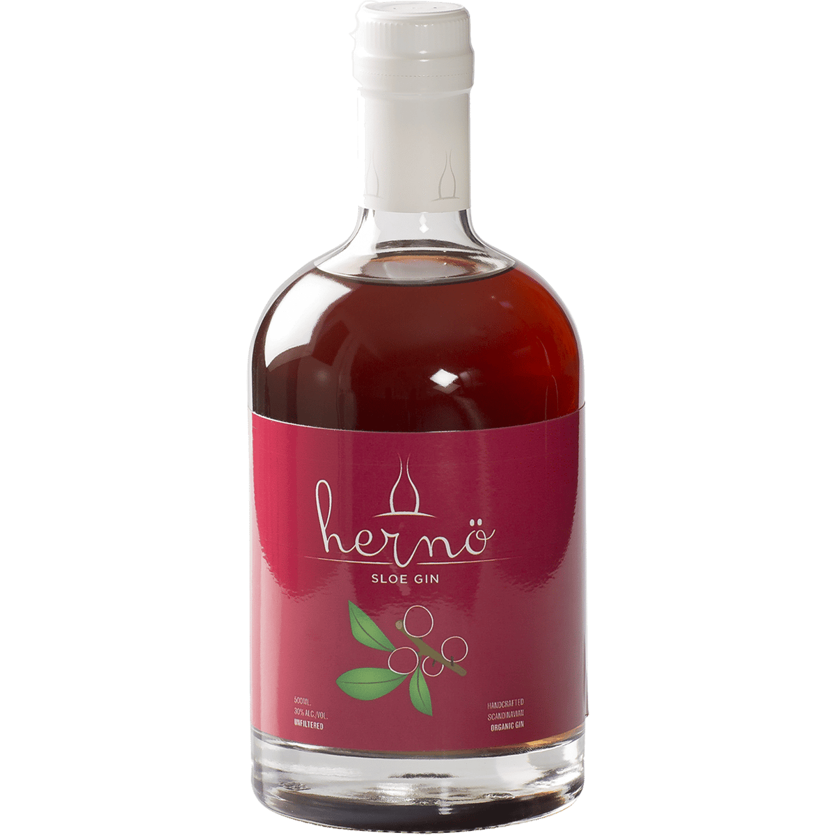 HernΓΆ Sloe Gin bottle, Sweden