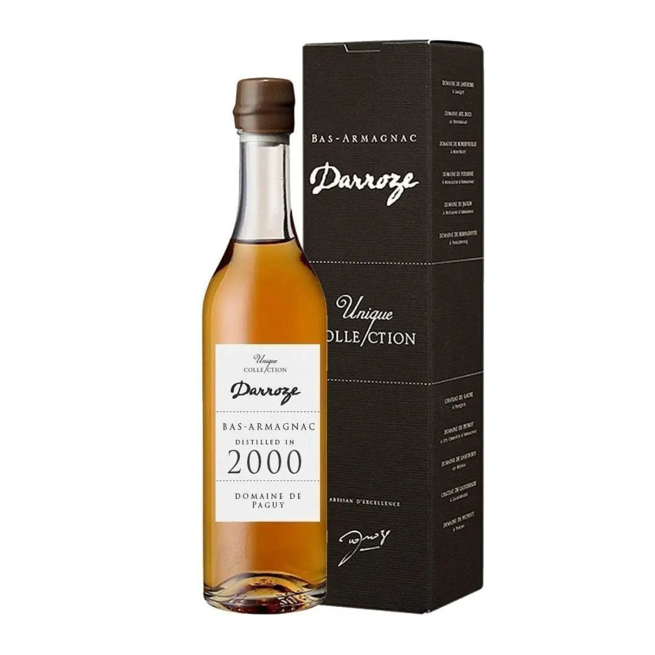 Darroze 2000 Paguy Grand Bas Armagnac 48.8% 200ml - Brandy - Liquor Wine Cave