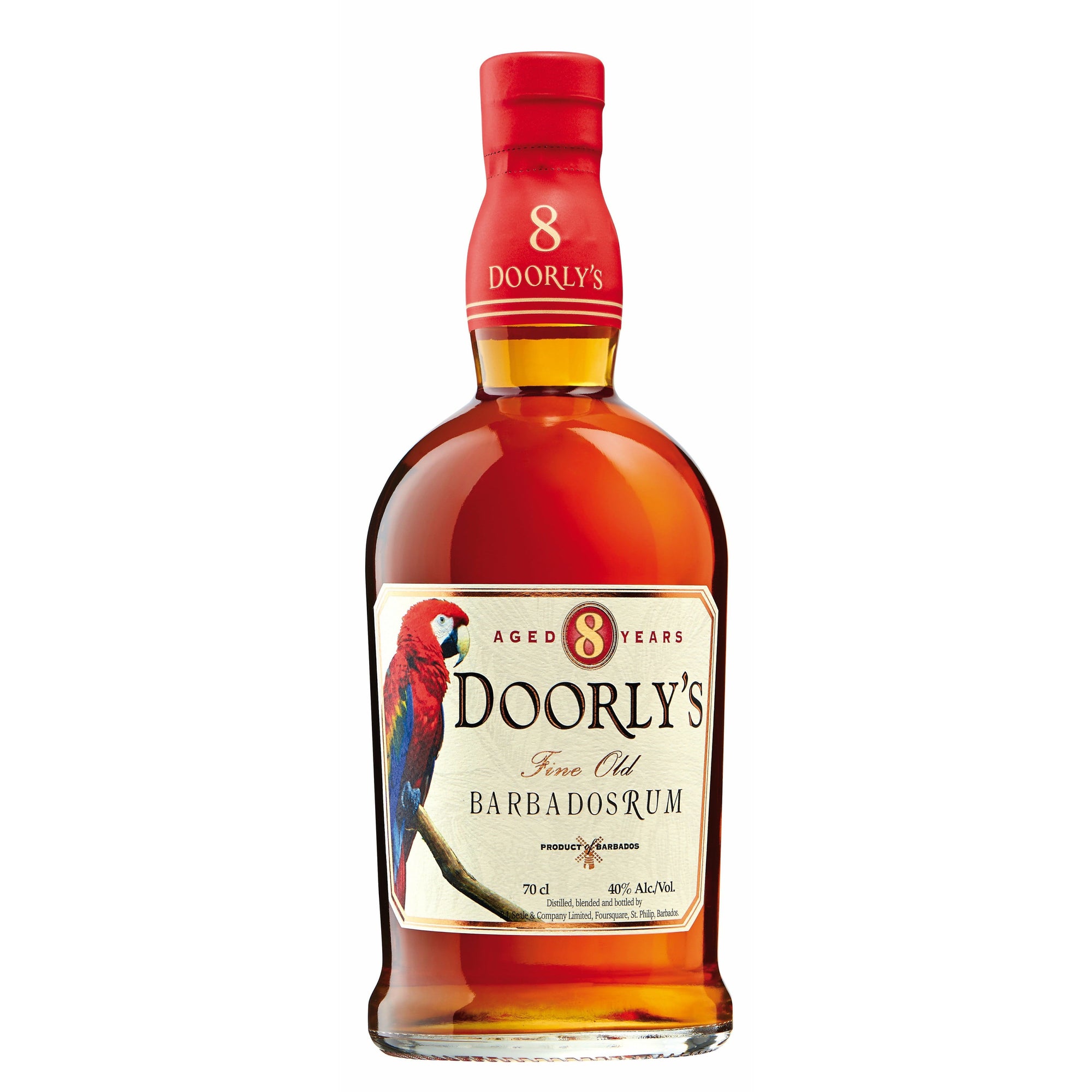 Doorly's 8yrs Rum bottle, Foursquare, Barbados