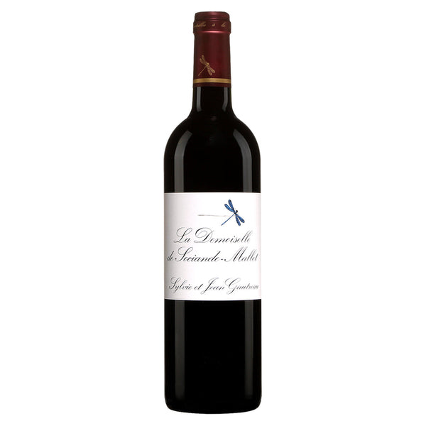 La Demoiselle de Sociando Mallet 2018 bottle, France