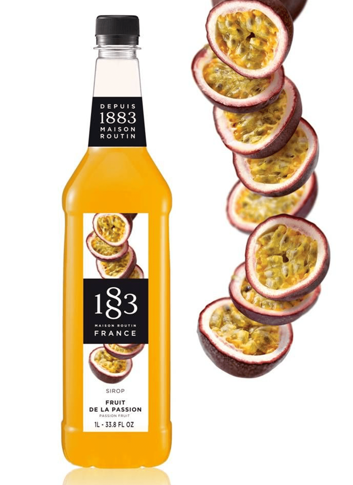 1883 Routin Passionfruit Syrup 1 Litre - Syrups /Cordials - Liquor Wine Cave