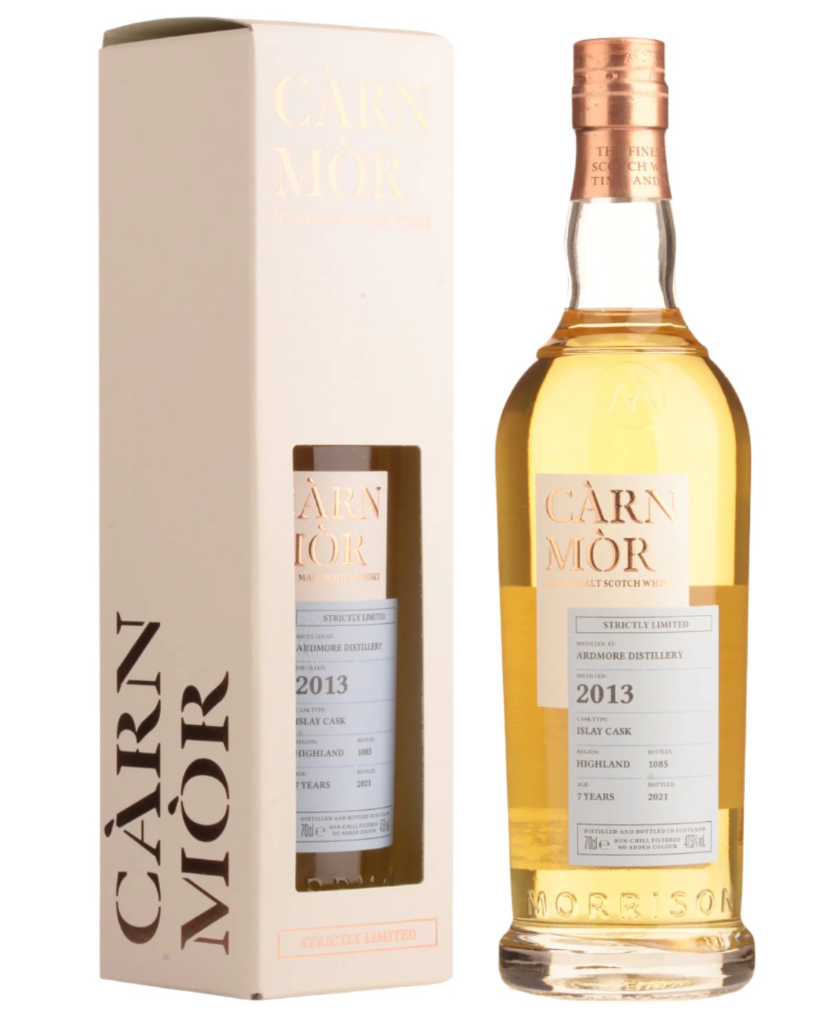 Ardmore 7 Year Old 2013 Morrison Carn Mor Strictly Limited Scotch Whisky bottle, Scotland