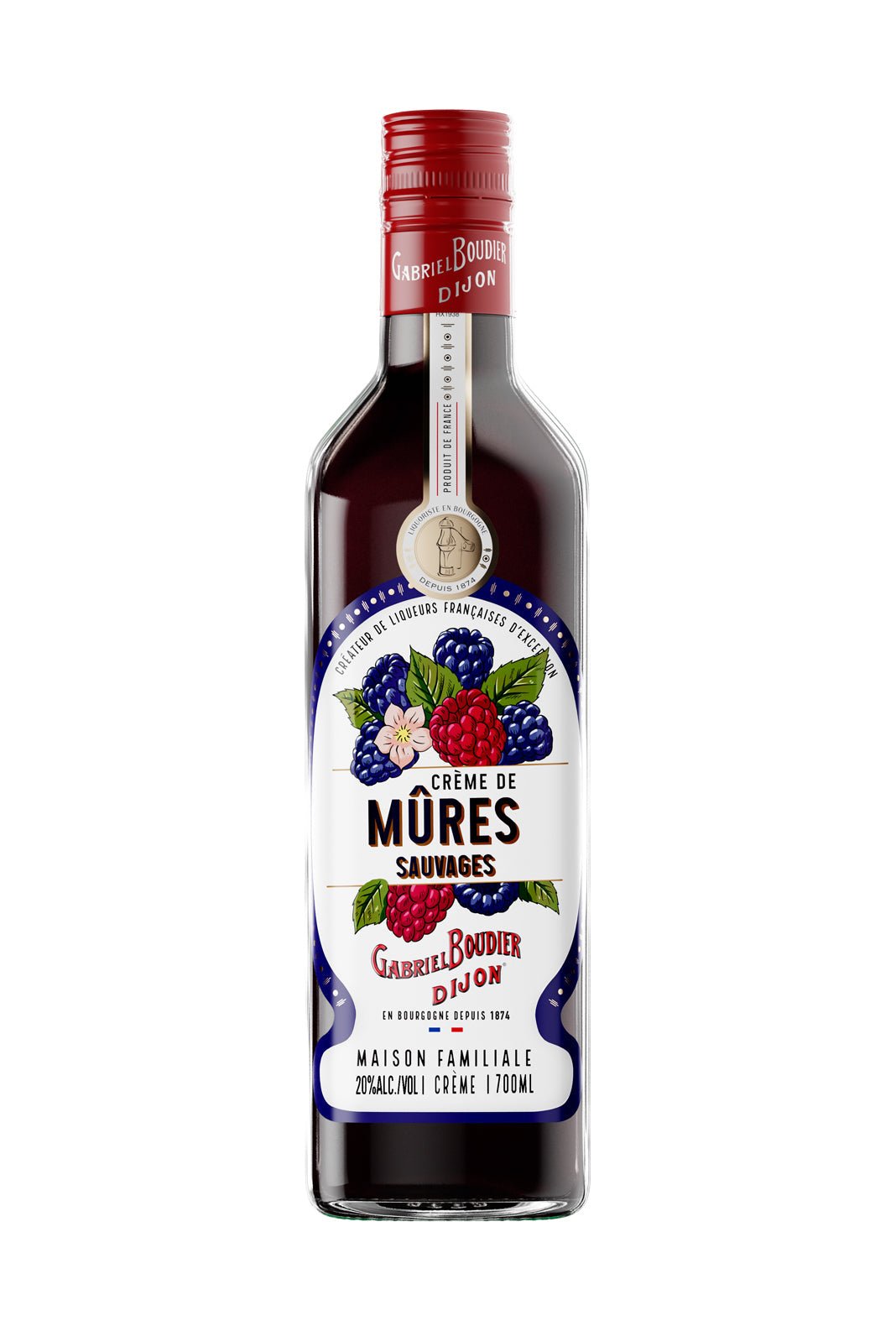 Gabriel Boudier Creme De Mure (Blackberry) Liqueur 20% 700ml - Liqueurs - Liquor Wine Cave