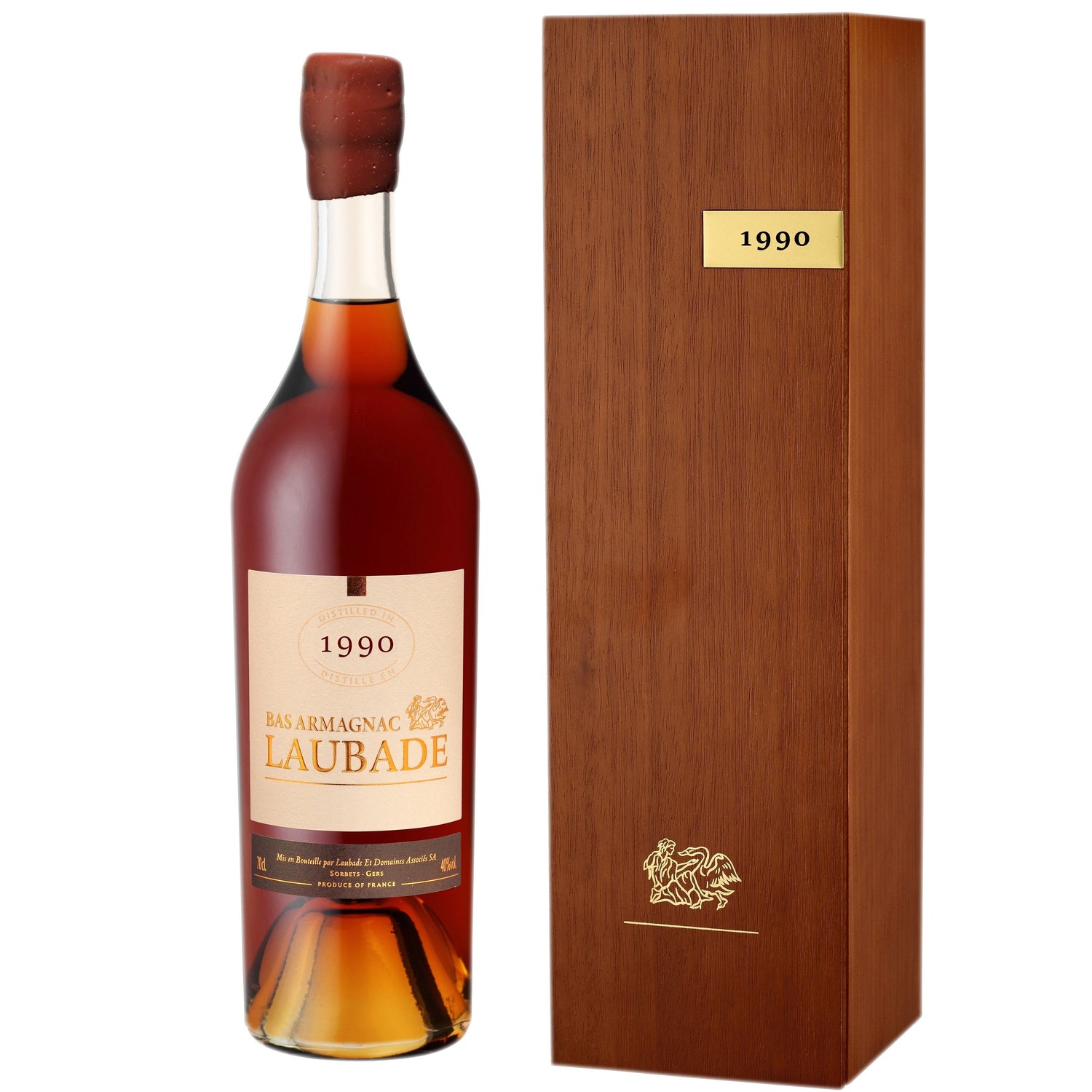 Chateau de Laubade Bas Armagnac Vintage 1990 40% 700ML Bottle - Premium Armagnac at Liquor Wine Cave