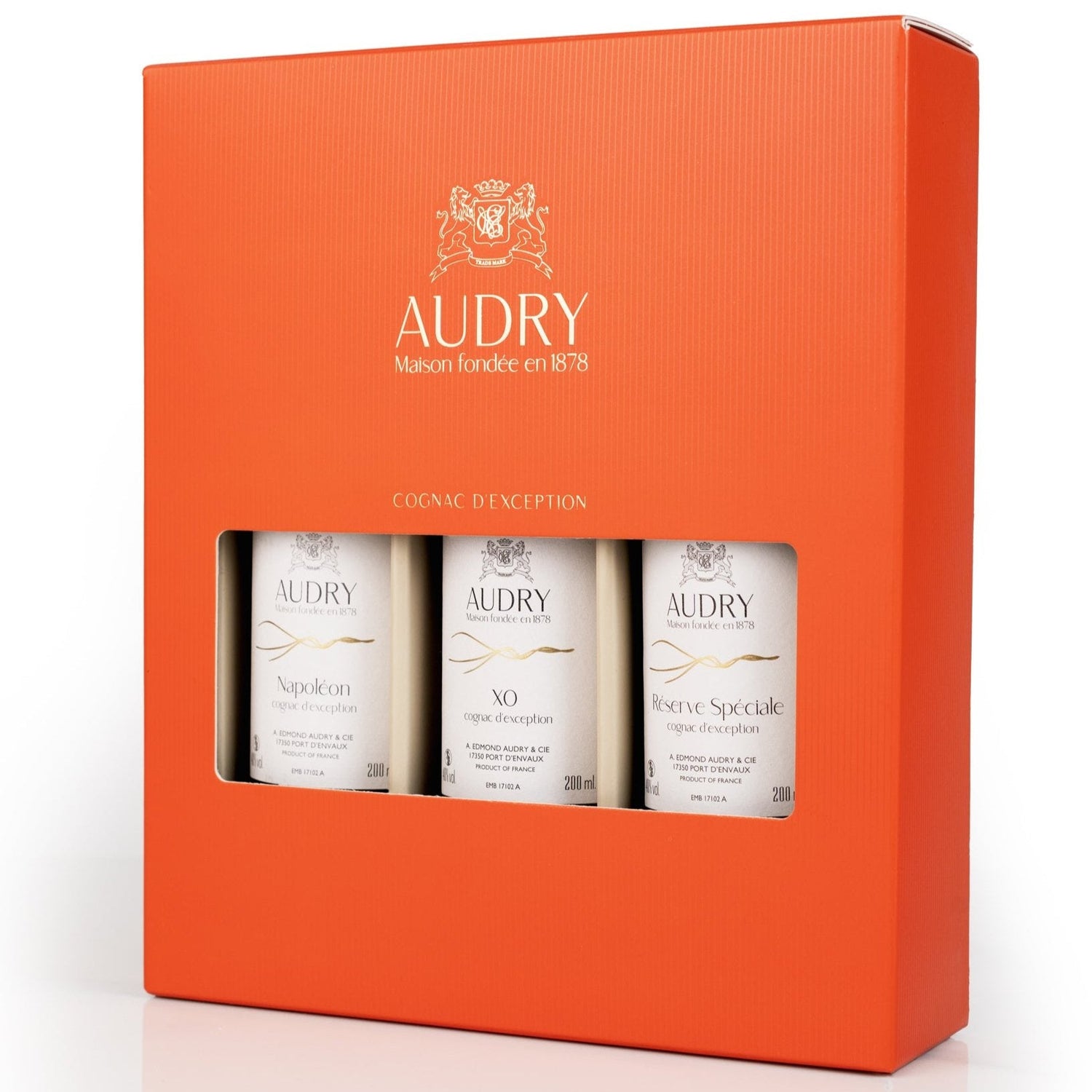 Maison Audry Cognac COFFRET DÉCOUVERTE 40% 3x200ml