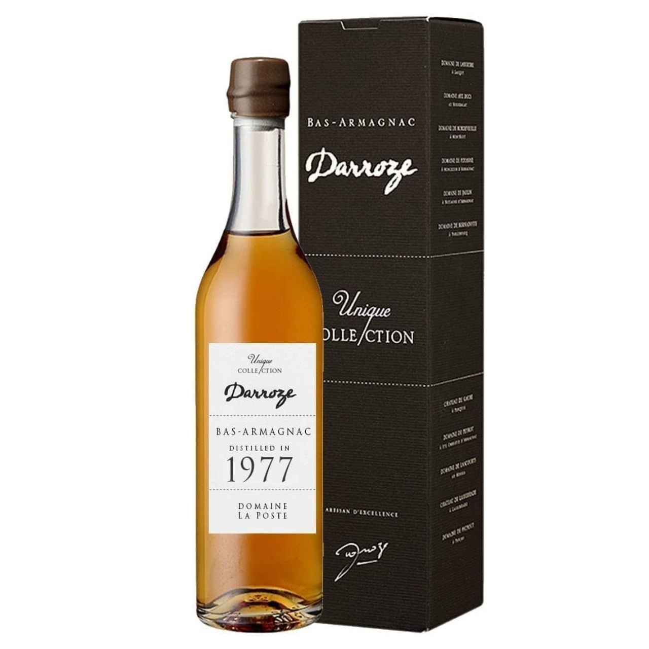 Darroze 1977 La Poste Armagnac 49% 200ml - armagnac - Liquor Wine Cave