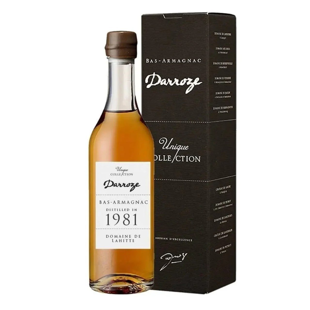 Darroze 1981 Lahitte Grand Bas Armagnac 46% 200ml - Brandy - Liquor Wine Cave