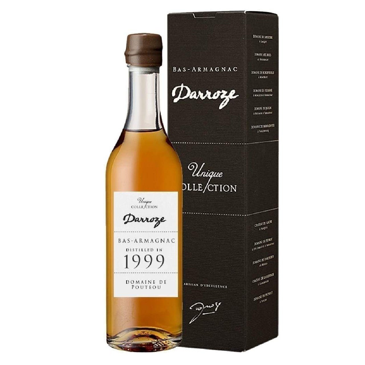 Darroze 1999 Pouteou Grand Bas Armagnac 48.8% 200ml - armagnac - Liquor Wine Cave