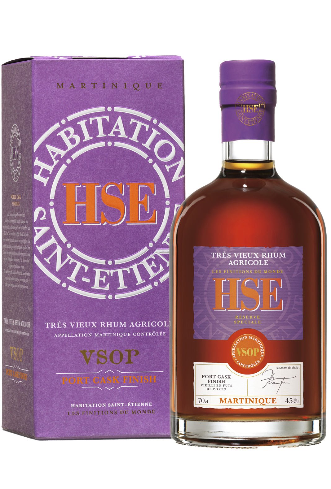 Habitation Saint Etienne Rum Agricole VSOP Porto 5 years 45% 700 - Rum - Liquor Wine Cave