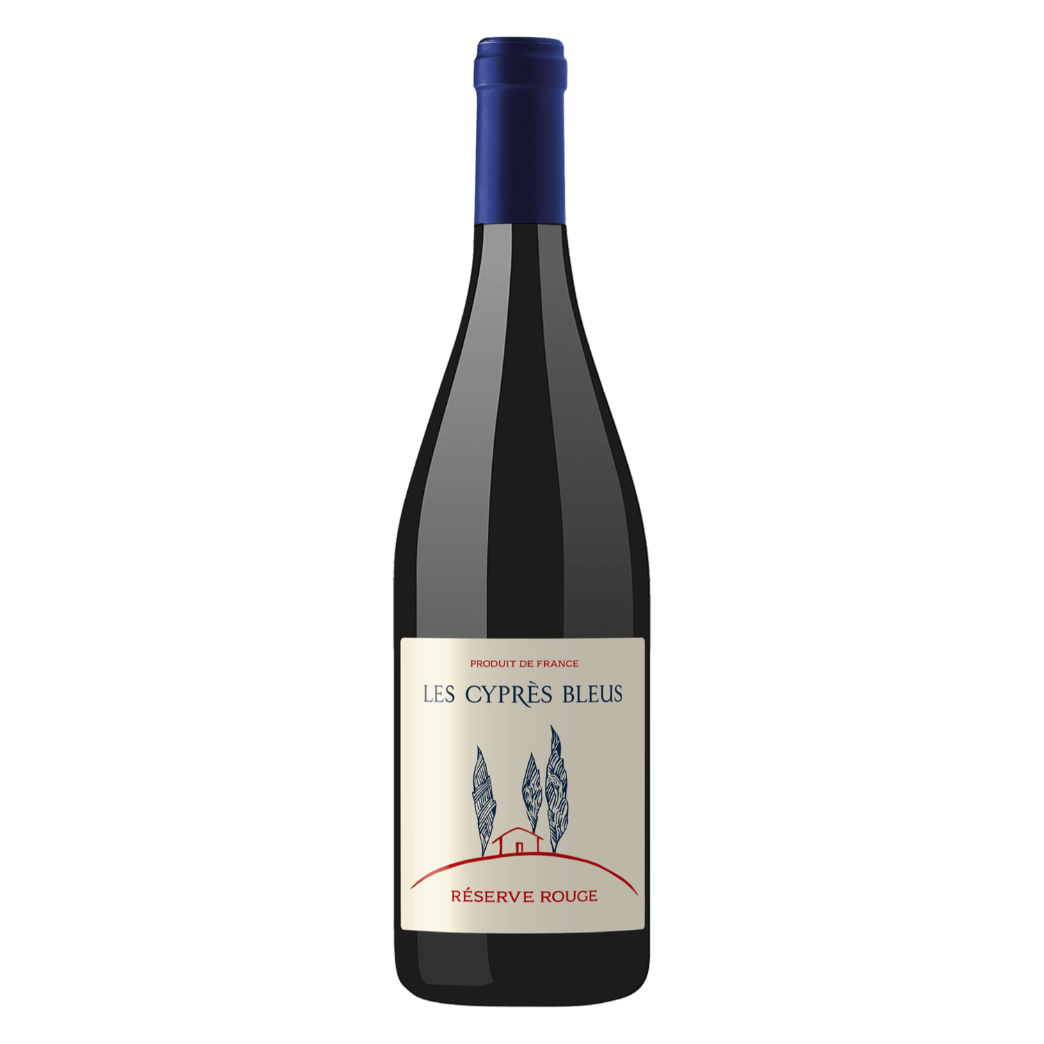 Jeff Carrel - Les Cyprès Bleus Réserve Rouge VDF 13% 750ML - Liquor Wine Cave