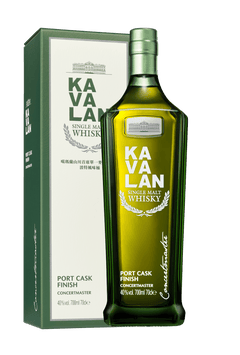 Kavalan Concertmaster Port Cask Finish Single Malt Taiwanese Whisky 40% 700ml - Whisky - Liquor Wine Cave