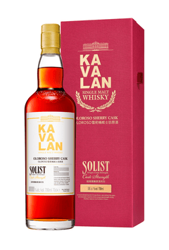 Kavalan Solist Oloroso Sherry Cask Taiwanese Whisky 53.2% 700ml - Whisky - Liquor Wine Cave