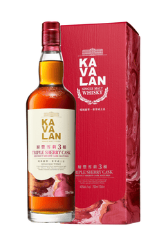 Kavalan Triple Sherry Cask Single Malt Taiwanese Whisky 40% 700ml - Whisky - Liquor Wine Cave