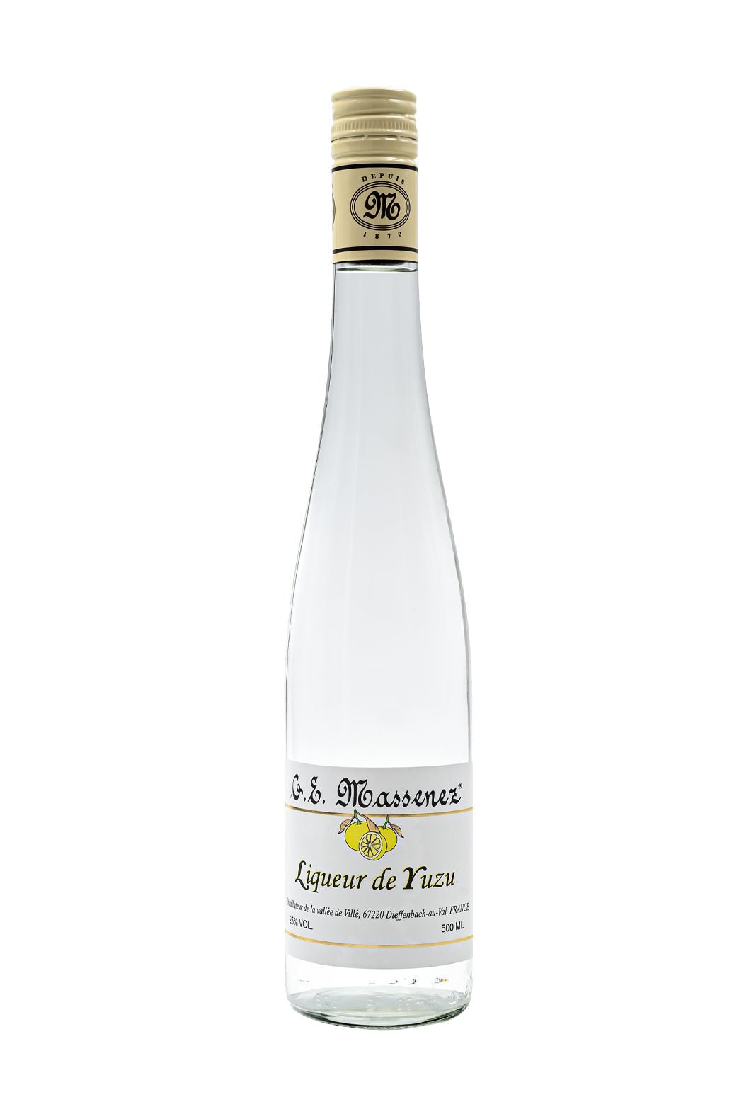 Massenez Yuzu Liqueur 25% 500ml - Liqueurs - Liquor Wine Cave