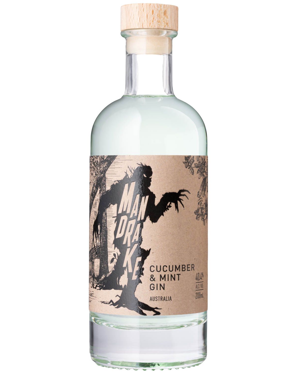 Gin Mandrake Concombre & Menthe 40,4% 200ml