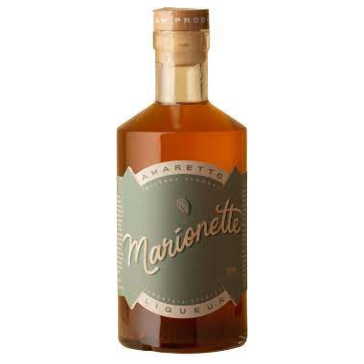 Marionette Amaretto Liqueur bottle, Australia