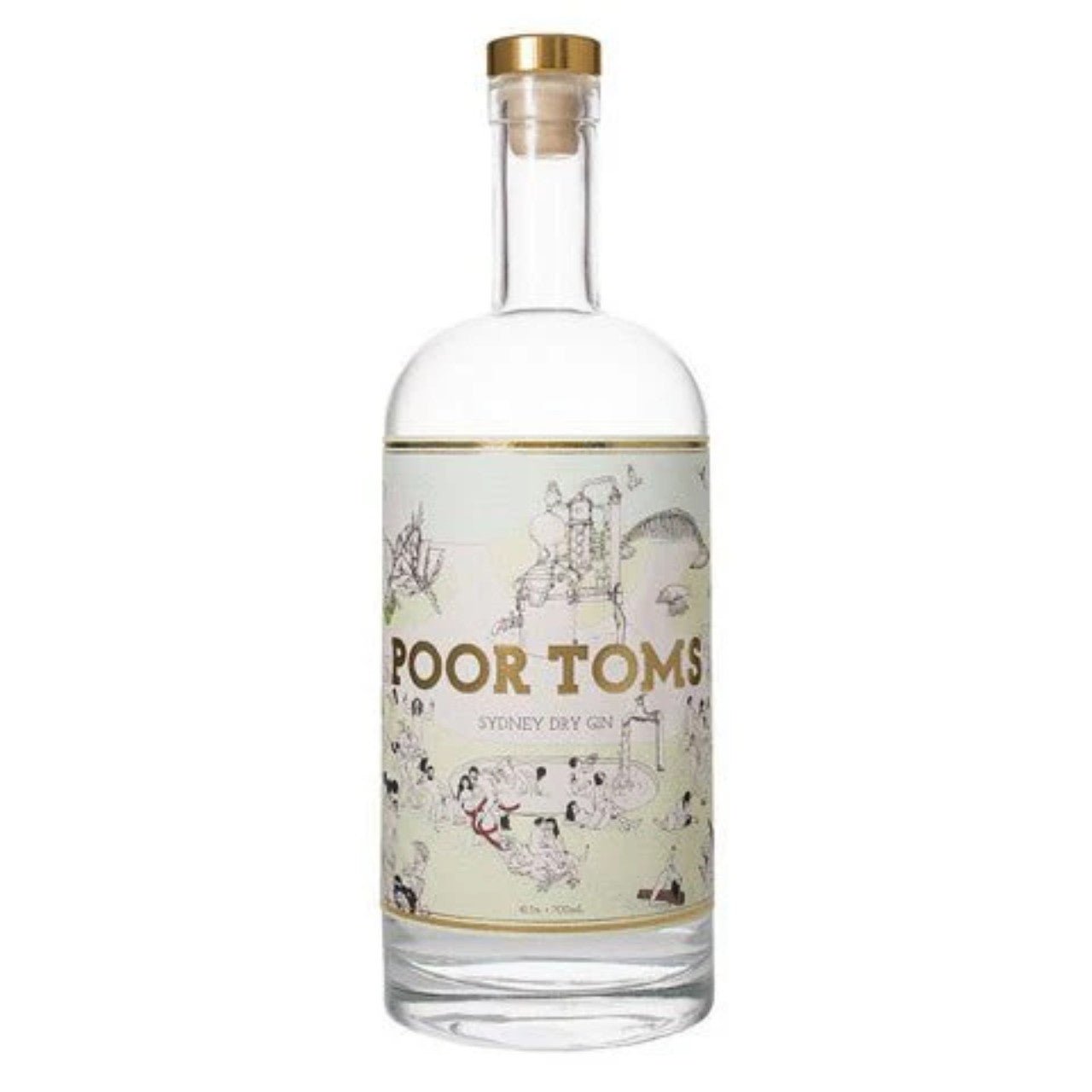 POOR TOMS SYDNEY DRY GIN 41.3% - Gin - Liquor Wine Cave