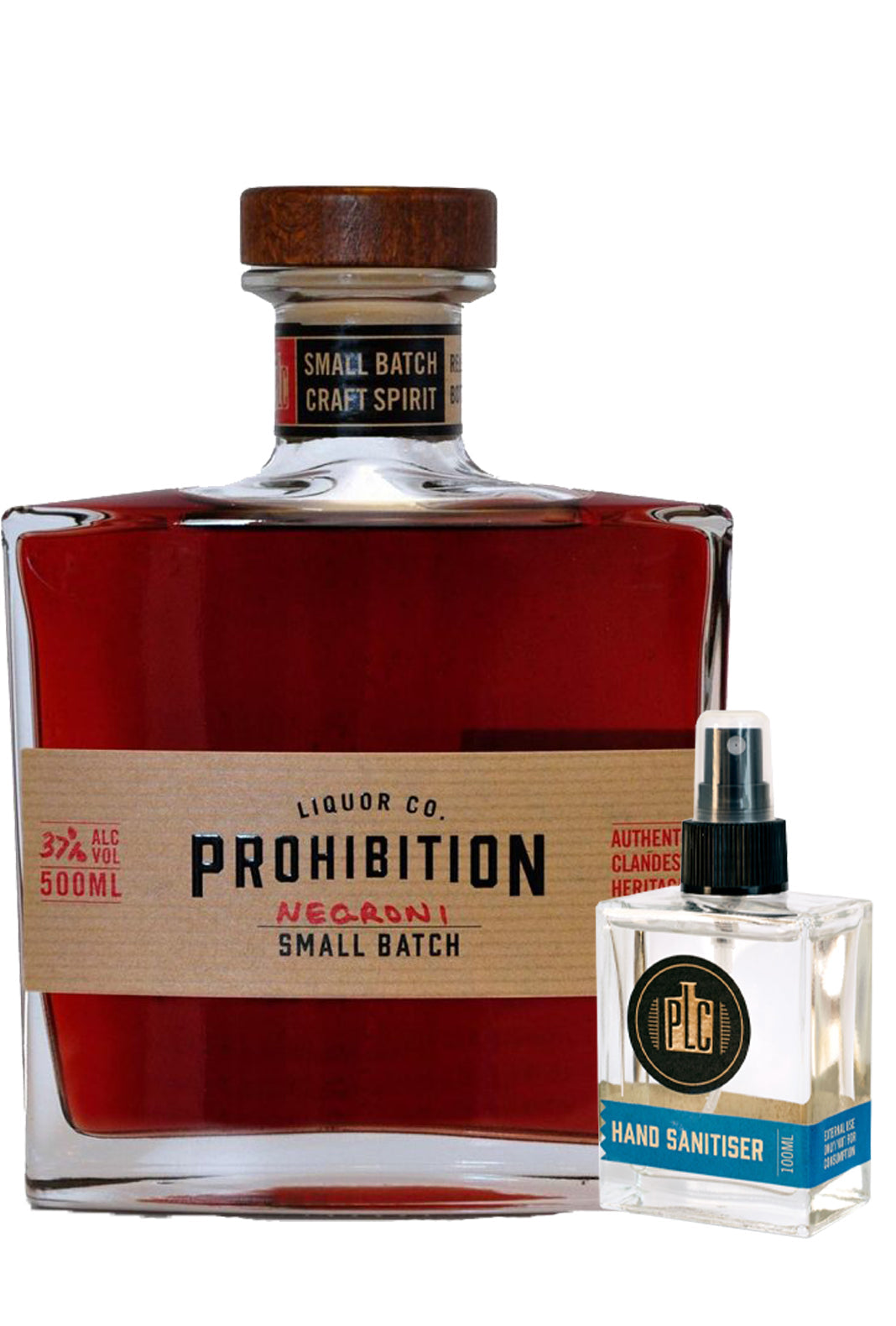 Negroni Prohibition Bathtub Cut 37% 500 ml