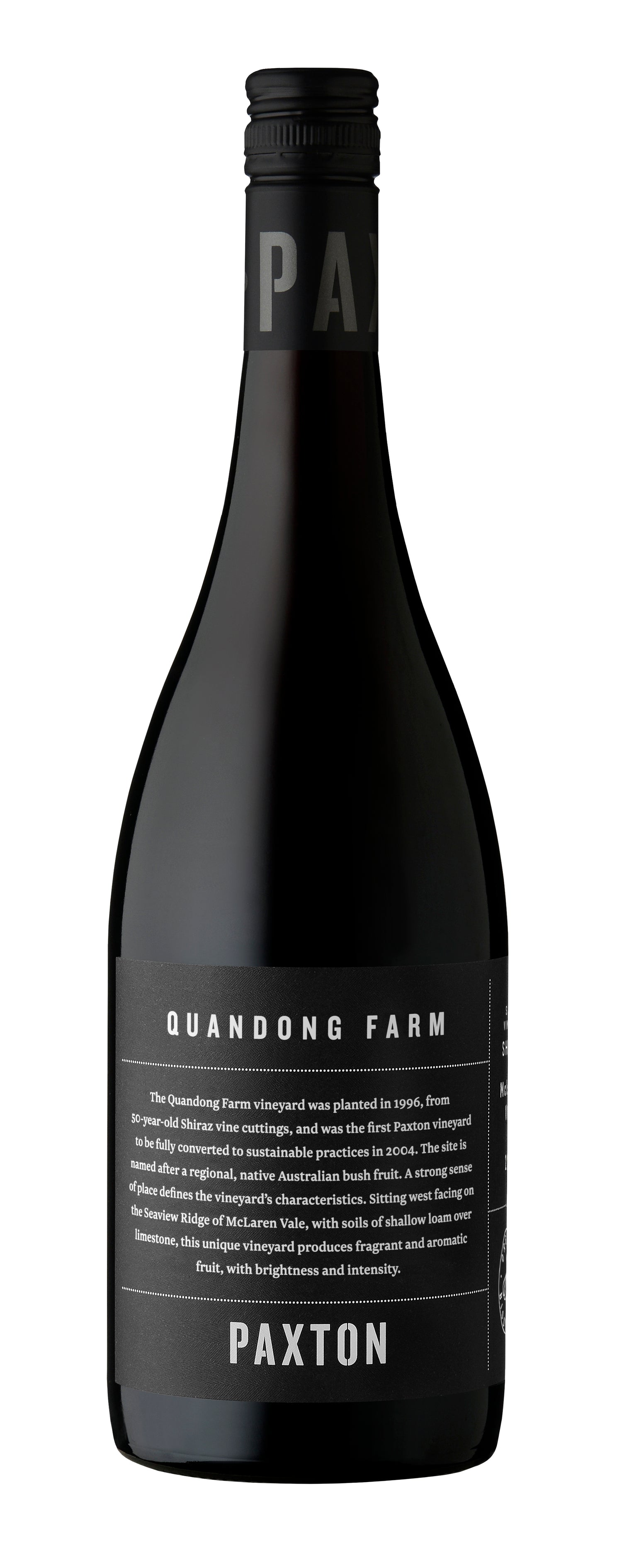 PAXTON 2022 QUANDONG FARM SHIRAZ