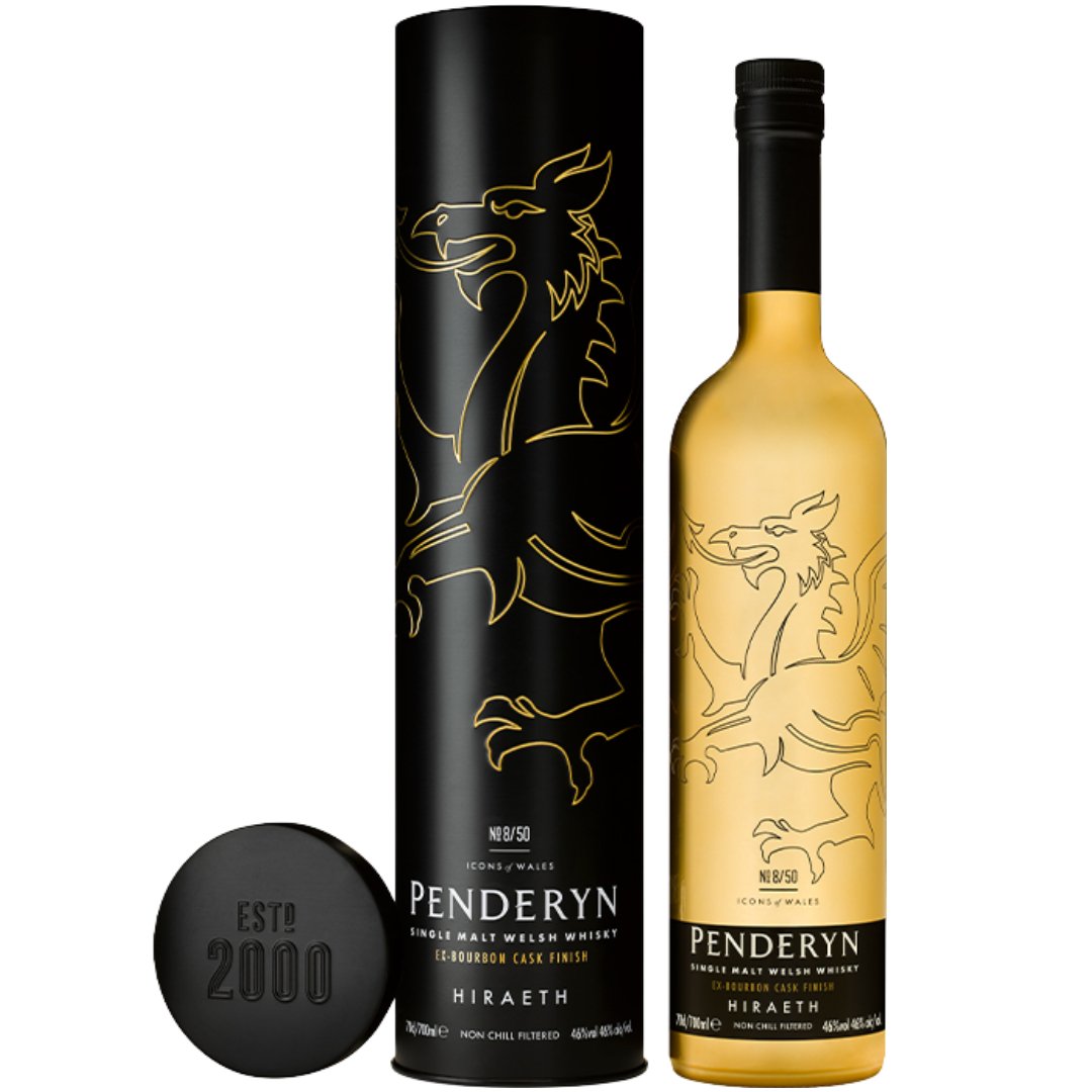 Penderyn Hiraeth Single Malt Welsh Whisky 46% 700ml - Whisky - Liquor Wine Cave