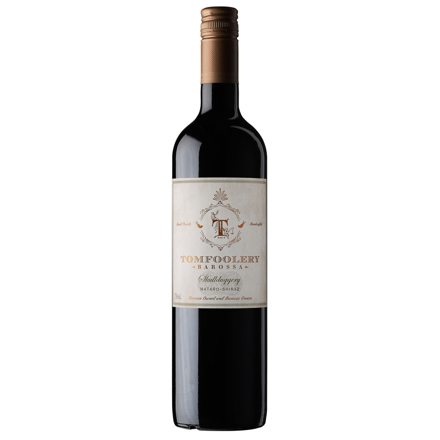 Tomfoolery Skullduggery Mataro Shiraz 2024 bottle, Australia