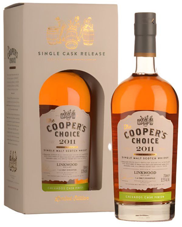 Cooper's Choice Linkwood 11 Year Old 2011 Calvados Finish Single Malt Scotch Whisky 700mL - Whisky - Liquor Wine Cave