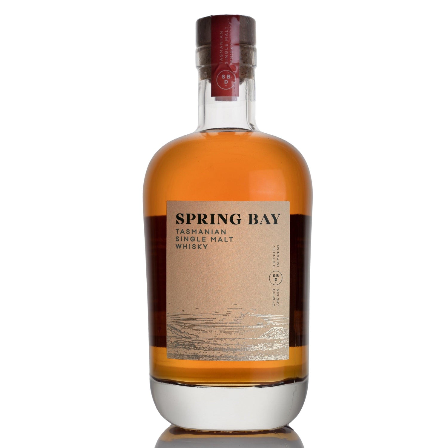 Spring Bay Tasmanian Single Malt Whisky Tawny 46% 700ML Bottle - Liquor Wine Cave