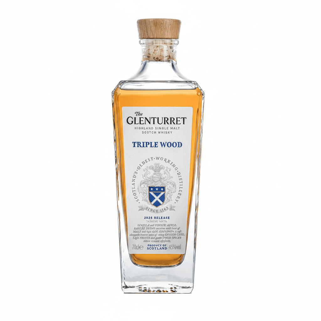 The Glenturret Triple Wood 2025 Release Highland Single Malt 700ml bottle