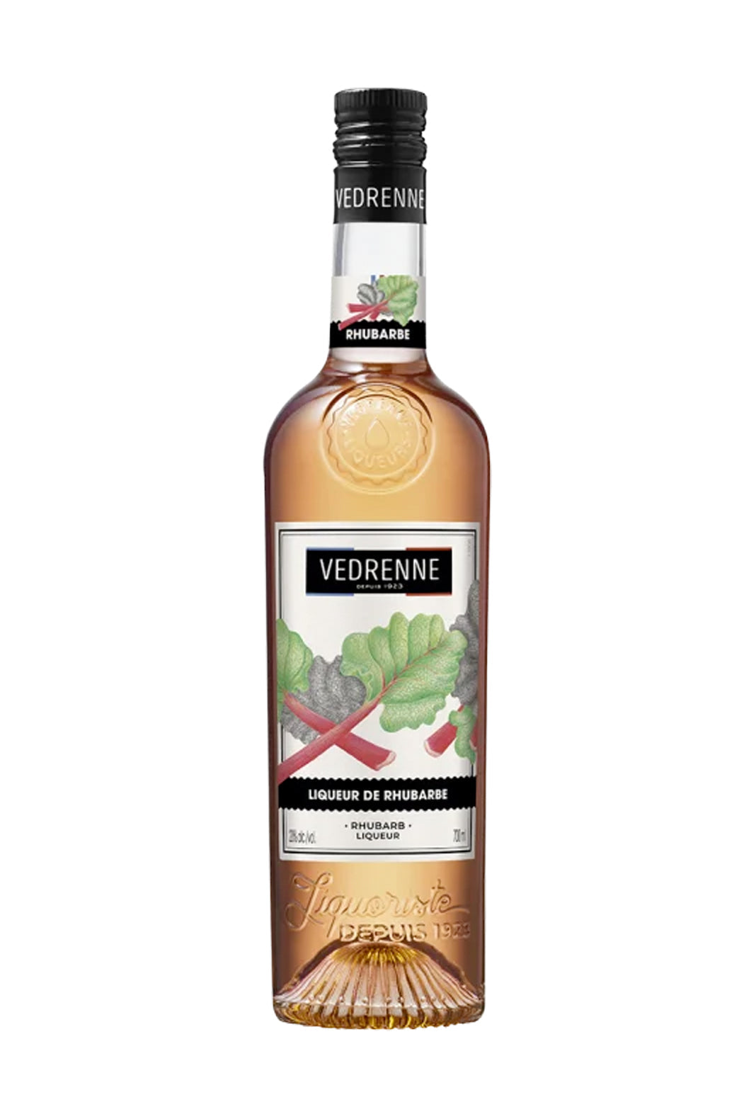 Vedrenne Liqueur Rhubarbe (Rhubarb) 20% 700ml bottle, France