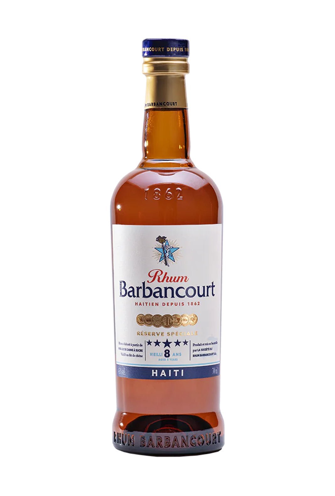 Barbancourt Extra Old Rum 8 years 5 stars 43% 750ml - Rum - Liquor Wine Cave