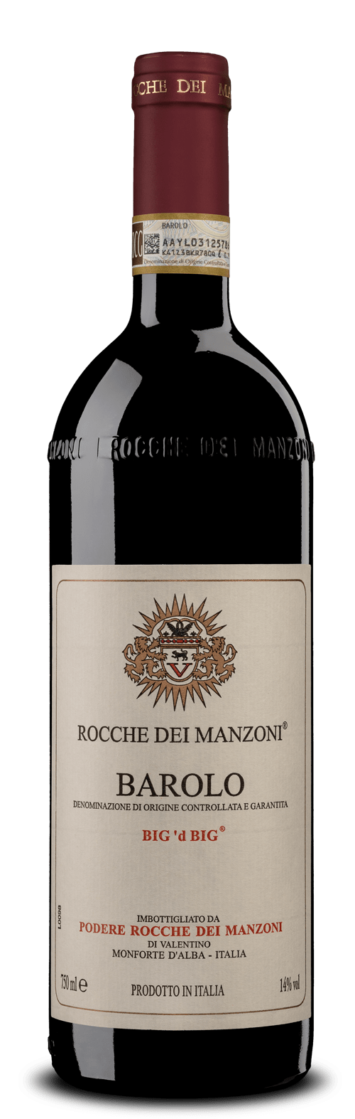 Rocche dei Manzoni Big d' Big 2014 - Wine Italy Red - Liquor Wine Cave