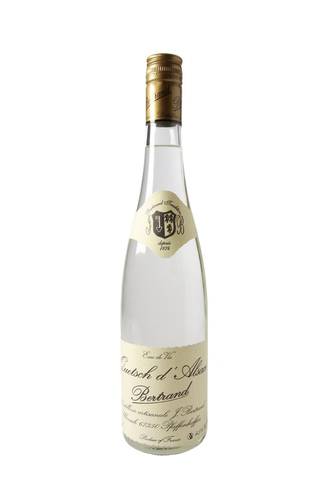 Bertrand Eau de Vie Quetsch (Blue Plum) 45% 700ml
